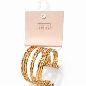 14th & Union Textured Gold Bracelet